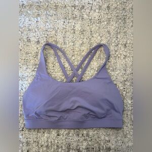 Lululemon Lavender Women's Energy Sports Bra Medium Support Size 8